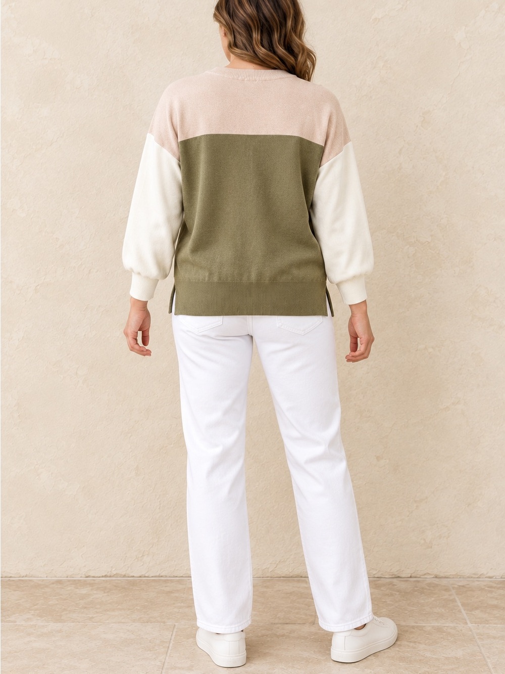 Color Block Sweater - Picture 2 of 7